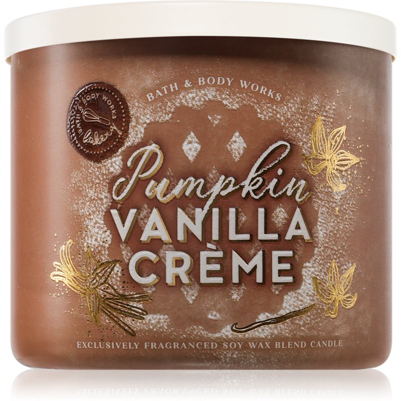 Bath & Body Works Pumpkin Vanilla Crème illatgyertya 411 g akciós termékkép 1