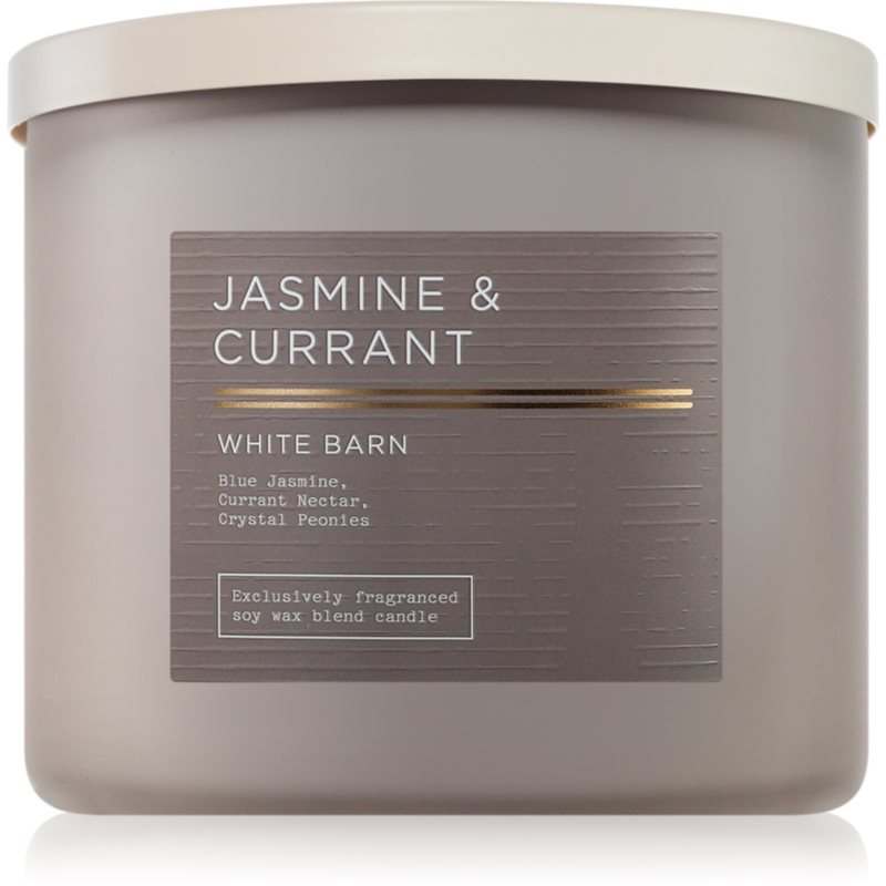 Bath & Body Works Jasmine & Currant vonná svíčka 411 g