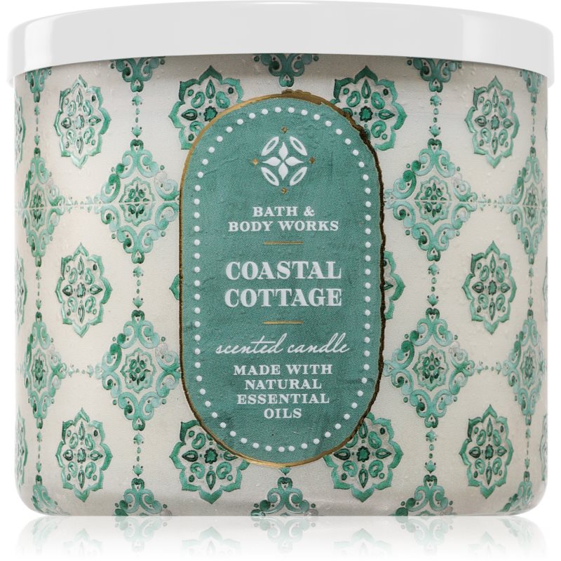 Bath & Body Works Coastal Cottage vonná svíčka 411 g