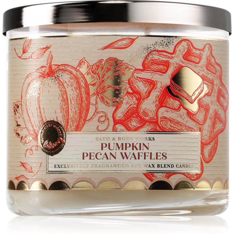 Bath & Body Works Pumpkin Pecan Waffles illatgyertya 411 g akciós termékkép 1