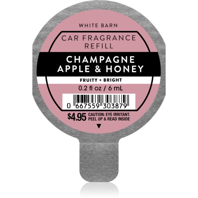 Bath & Body Works Champagne Apple Honey luftfräschare för bil Påfyllning 6 ml unisex