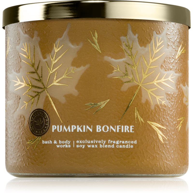 Bath & Body Works Pumpkin Bonfire vonná svíčka 411 g