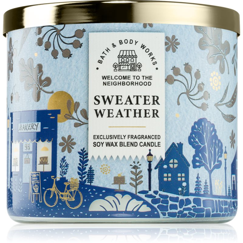 Bath & Body Works Sweater Weather vonná svíčka 411 g