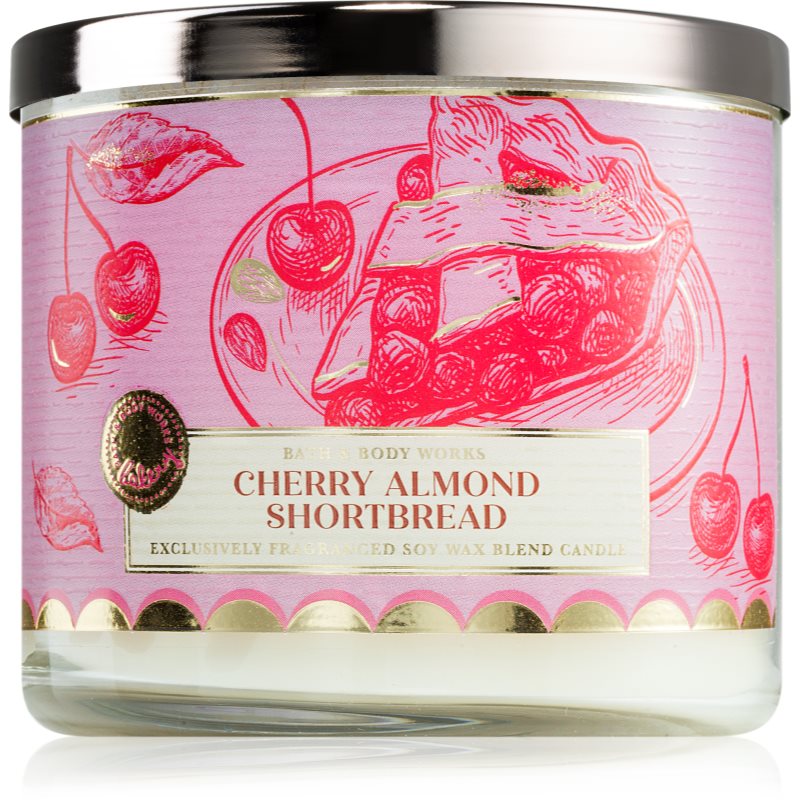 Bath & Body Works Cherry Almond Shortbread vonná svíčka 411 g