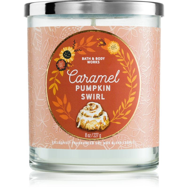 Bath & Body Works Caramel Pumpkin Swirl Свічка 227 гр