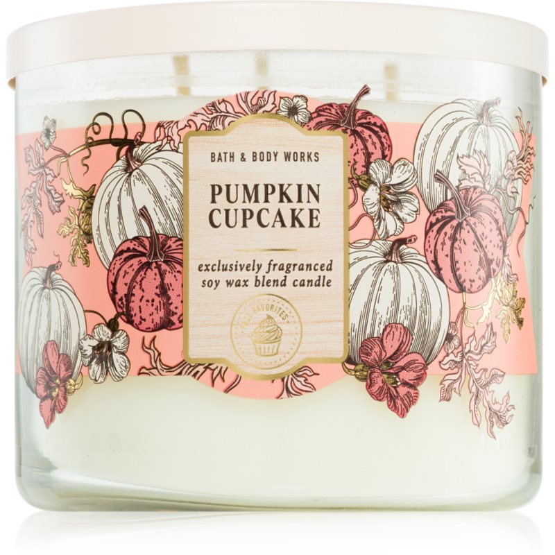 Bath & Body Works Pumpkin Cupcake vonná svíčka 411 g