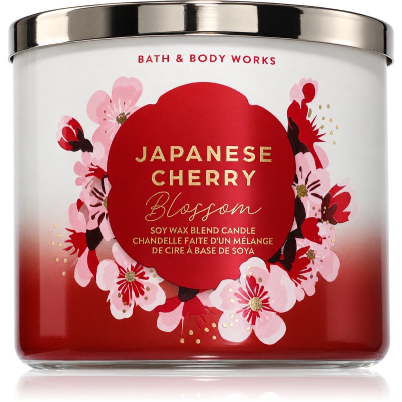 Bath & Body Works Japanese Cherry Blossom scented candle 411 g