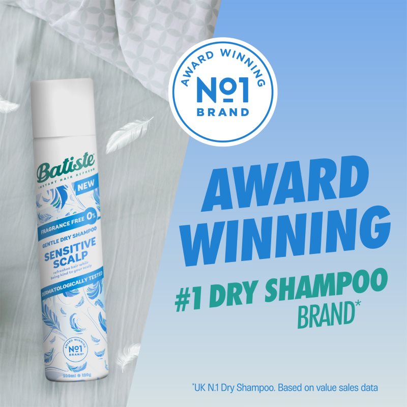 Batiste Sensitive dry shampoo for sensitive scalp 200 ml