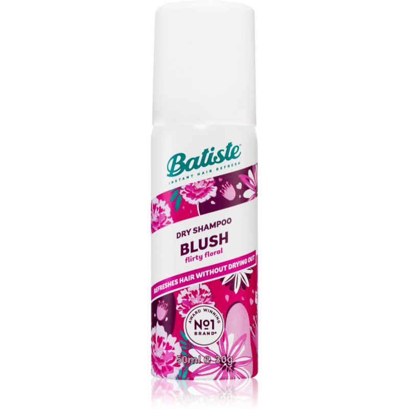 Batiste Floral & Flirty Blush sausasis šampūnas apimčiai ir blizgesiui suteikti 50 ml