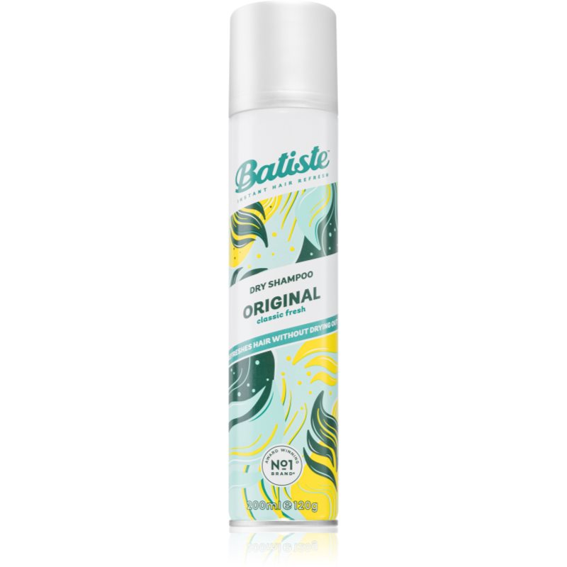 E-shop Batiste Original suchý šampon pro absorpci přebytečného mazu a pro osvěžení vlasů 200 ml