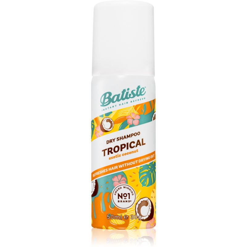 Batiste Coconut & Exotic Tropical Dry Shampoo For Volume And Shine 50 Ml