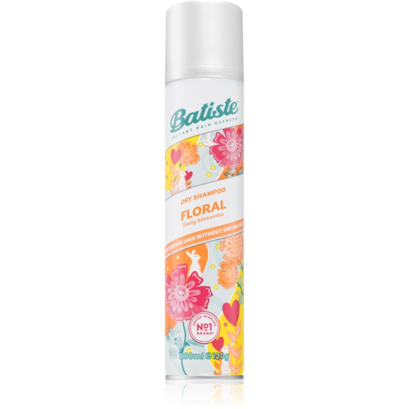 E-shop Batiste Floral Lively Blossoms suchý šampon pro všechny typy vlasů 200 ml