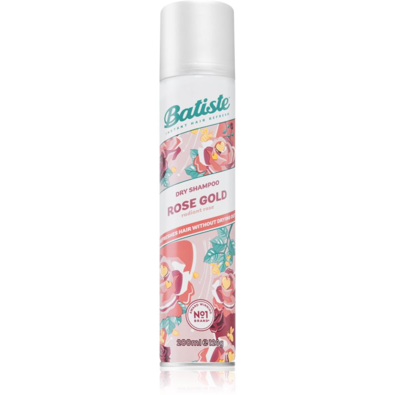 

Batiste Rose Gold сухий шампунь для абсорбції секрету сальних залоз та надання свіжості волоссю