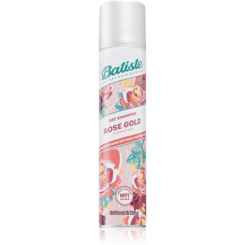 E-shop Batiste Rose Gold suchý šampon pro absorpci přebytečného mazu a pro osvěžení vlasů 200 ml