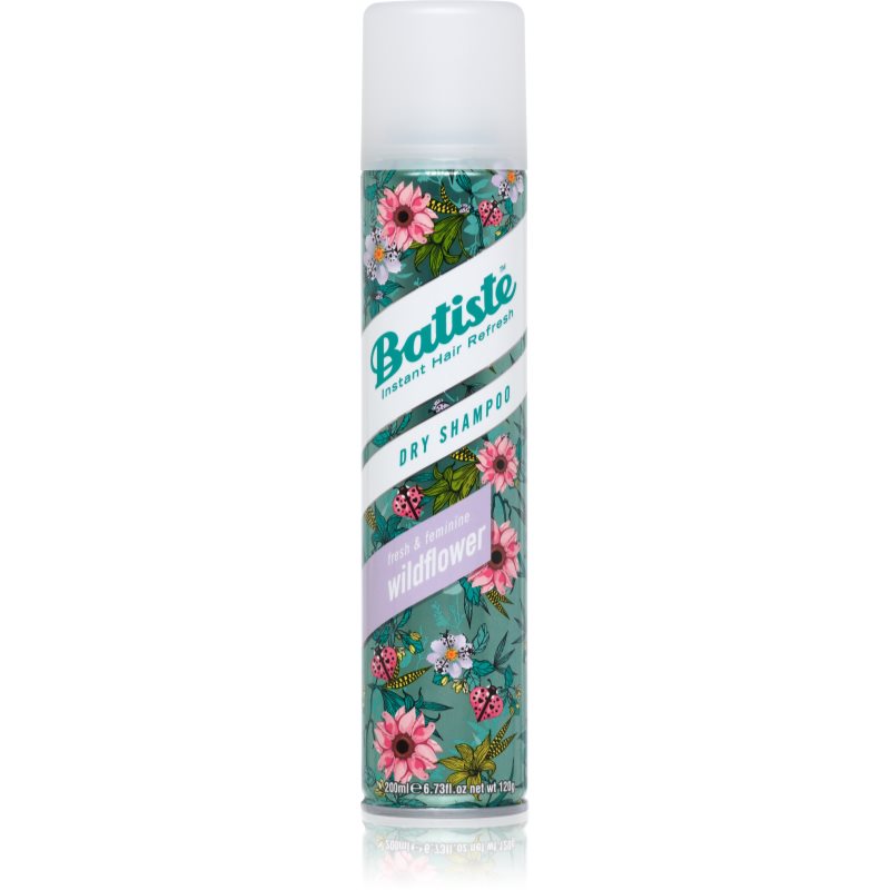 Batiste Wildflower suchý šampon pro mastné vlasy 200 ml