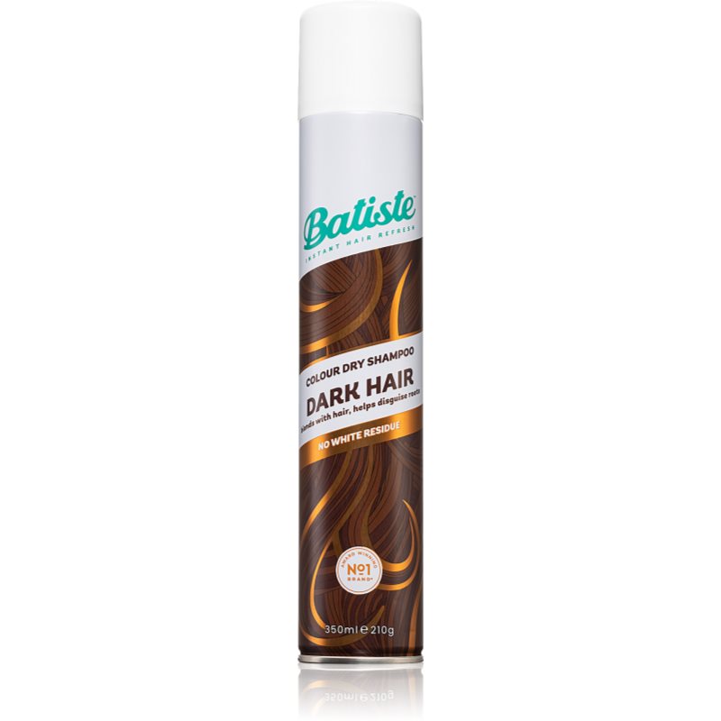 E-shop Batiste Dark and Deep Brown suchý šampon pro tmavé vlasy 350 ml