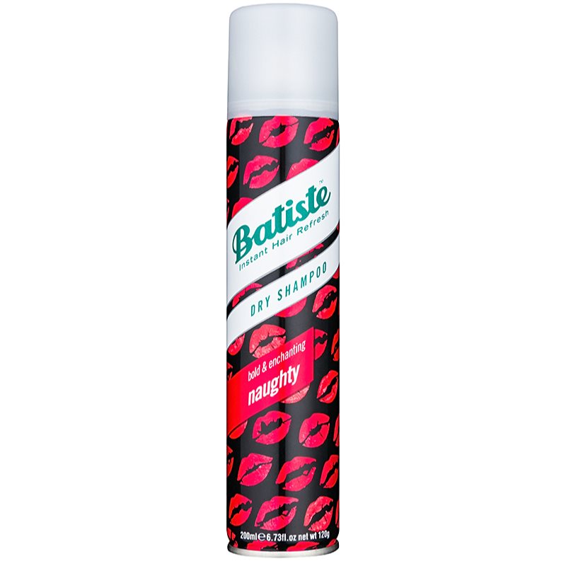 Batiste Naughty suchý šampon pro absorpci přebytečného mazu a pro osvěžení vlasů 200 ml