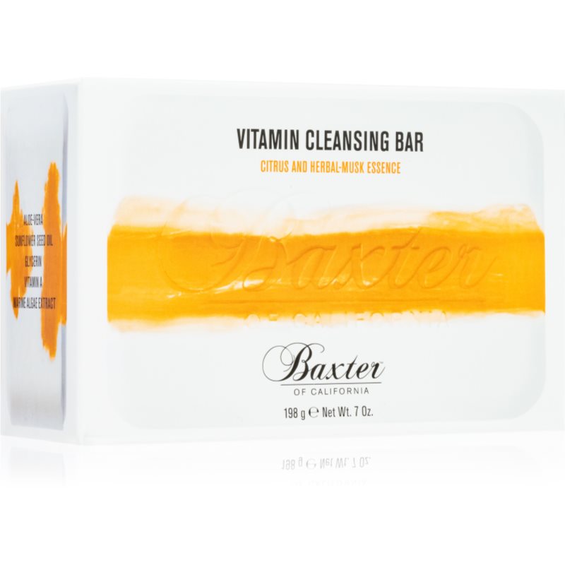 Baxter of California Vitamin Cleansing Bar Citrus and Herbal-Musk maitinamasis skystasis muilas 198 g