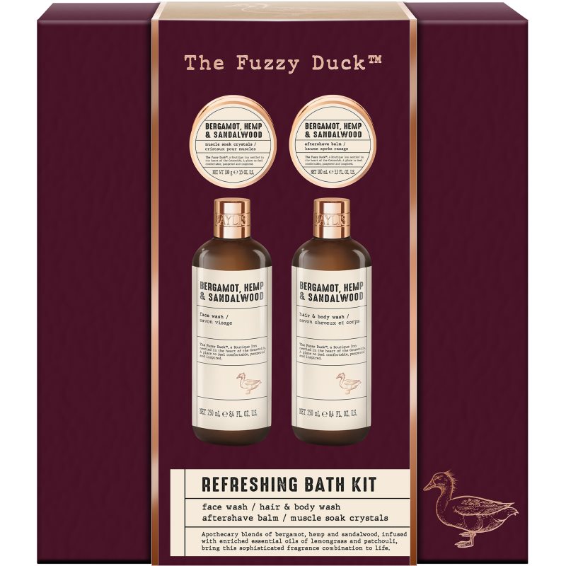 Baylis & Harding The Fuzzy Duck Bergamot, Hemp & Sandalwood darčeková sada pre mužov