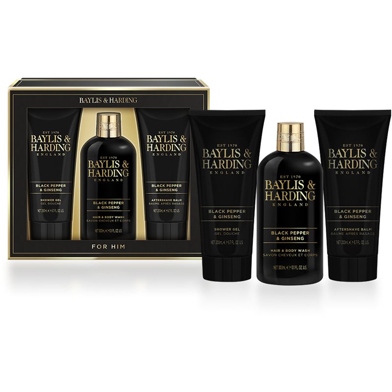 

Baylis & Harding Men's Black Pepper and Ginseng подарунковий набір I.