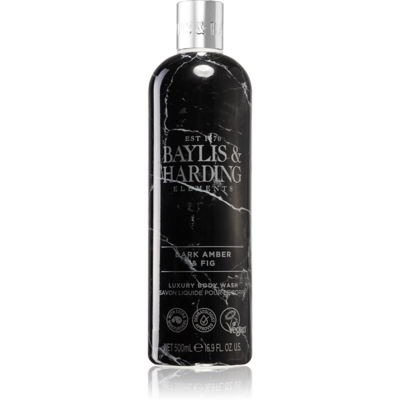 Baylis & Harding Elements Dark Amber & Fig luxury shower gel 500 ml

