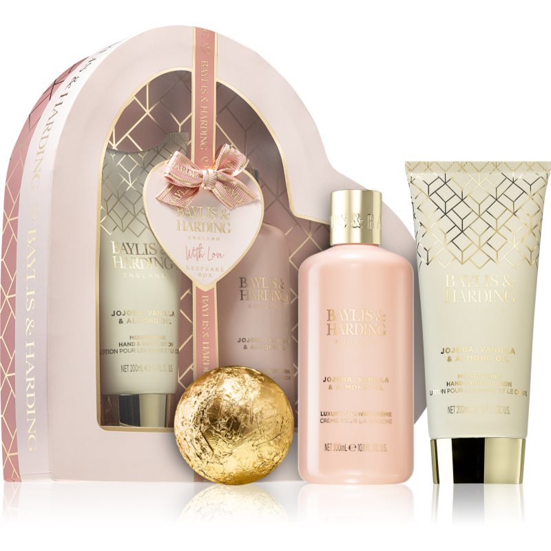 

Baylis & Harding Jojoba, Vanilla & Almond Oil подарунковий набір (у формі серця)