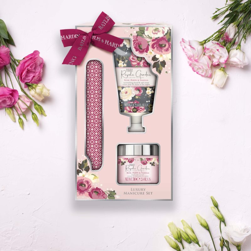 Baylis & Harding Royale Garden Rose, Poppy & Vanilla Gift Set (for Hands And Nails)
