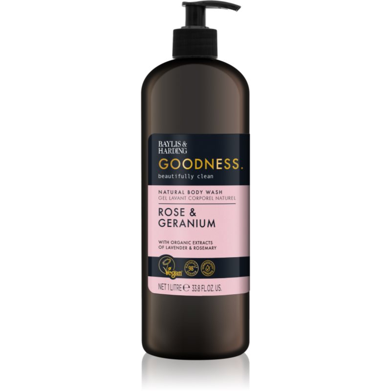 Baylis & Harding Goodness Rose & Geranium Duschgel 1000 ml