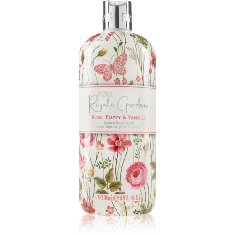 Baylis & Harding Royale Garden Rose, Poppy & Vanilla Duschgel 500 ml