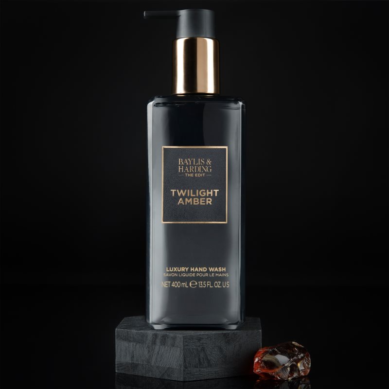 Baylis & Harding The Edit Twilight Amber високоякісне рідке мило Amber, Vertiver & Vanilla 400 мл