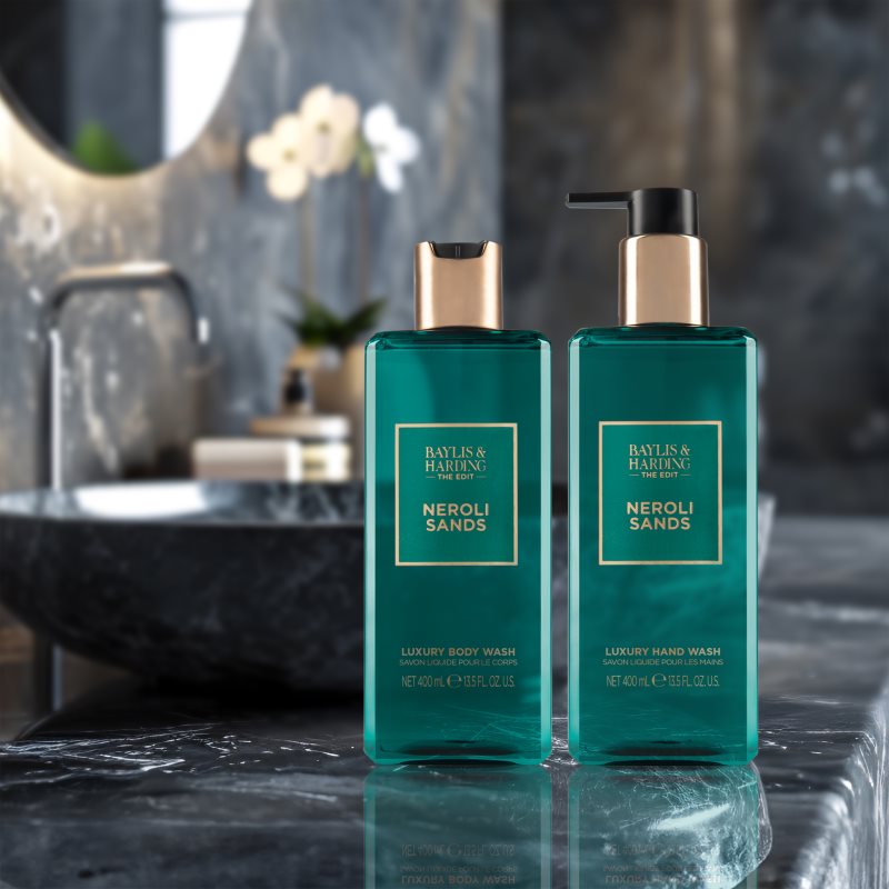 Baylis & Harding The Edit Neroli Sands високоякісне рідке мило Neroli, Bergamot & Orange Blossom 400 мл