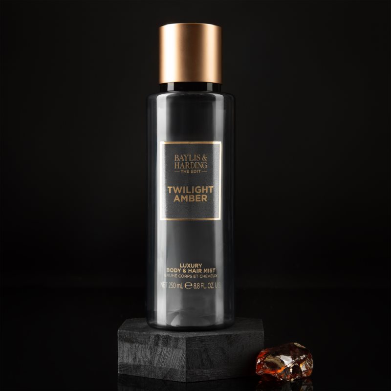 Baylis & Harding The Edit Twilight Amber Spray Corporel Parfumé Amber, Vertiver & Vanilla 250 Ml