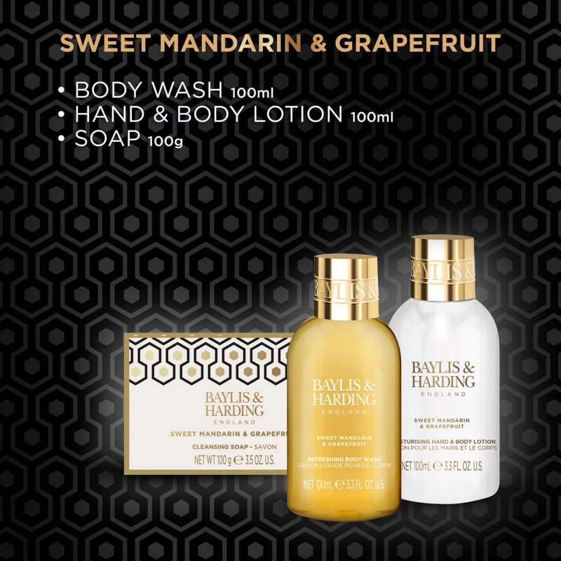 Baylis & Harding Sweet Mandarin & Grapefruit Coffret Cadeau Mains Et Corps