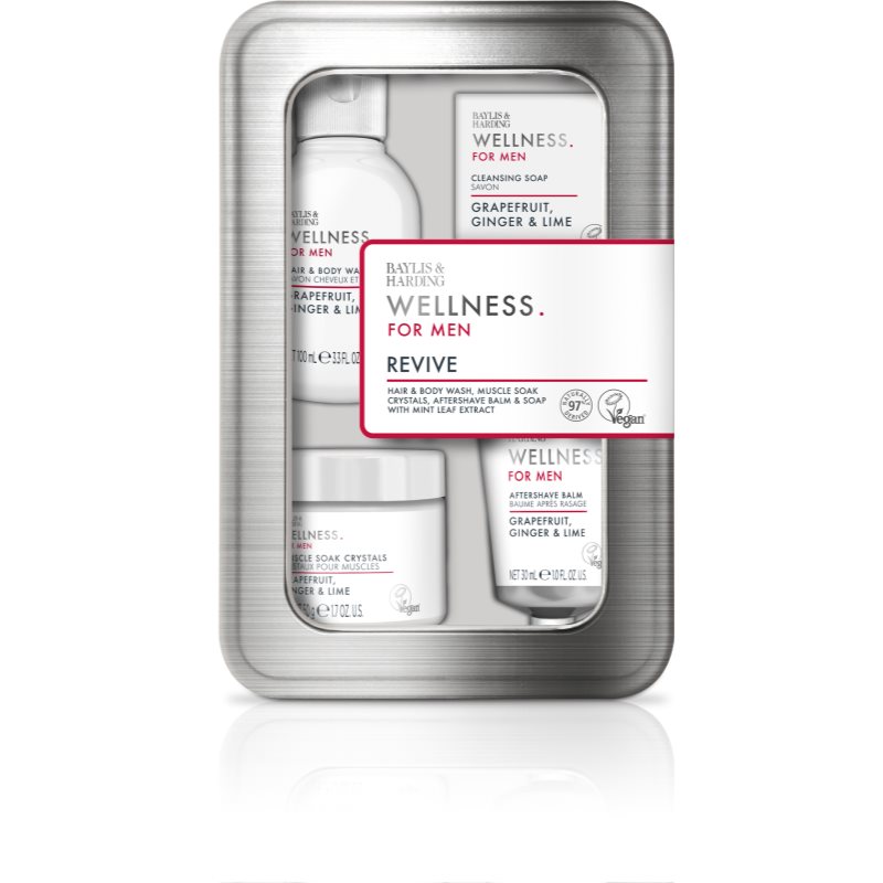 Baylis & Harding Wellness. For Men Revive dárková sada (do koupele) pro muže