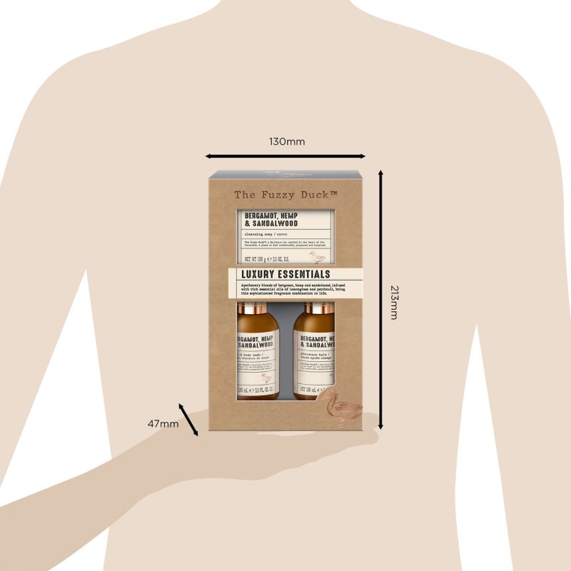 Baylis & Harding The Fuzzy Duck Bergamot, Hemp & Sandalwood подарунковий набір для тіла для чоловіків