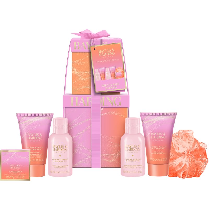 Baylis & Harding Jojoba, Vanilla & Almond Oil dárková sada na tělo s mandlovým olejem