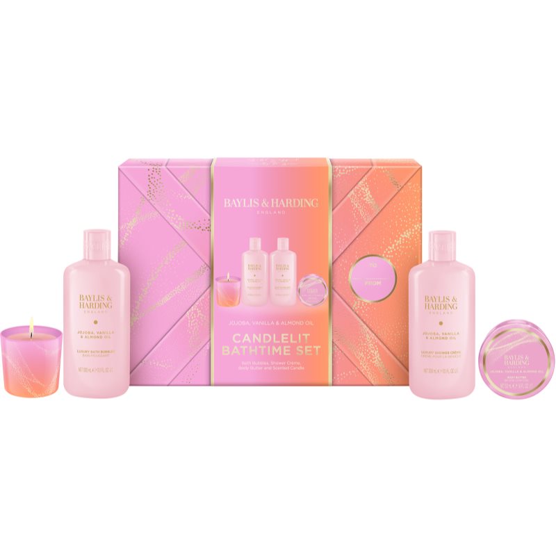 Baylis & Harding Jojoba, Vanilla & Almond Oil dárková sada do koupele