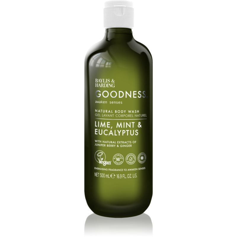 Baylis & Harding Goodness Awaken Senses refreshing shower gel fragrance Lime, Mint & Eucalyptus 500 ml