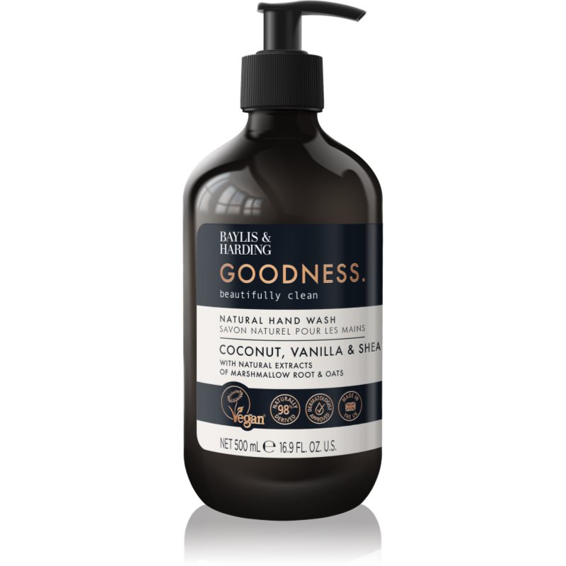 Baylis & Harding Goodness Coconut, Vanilla & Shea prírodné tekuté mydlo na ruky 500 ml