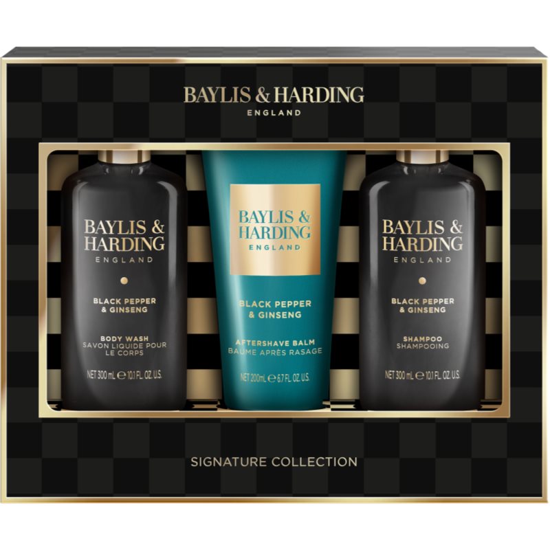 Baylis & Harding Black Pepper & Ginseng darčeková sada na telo a tvár