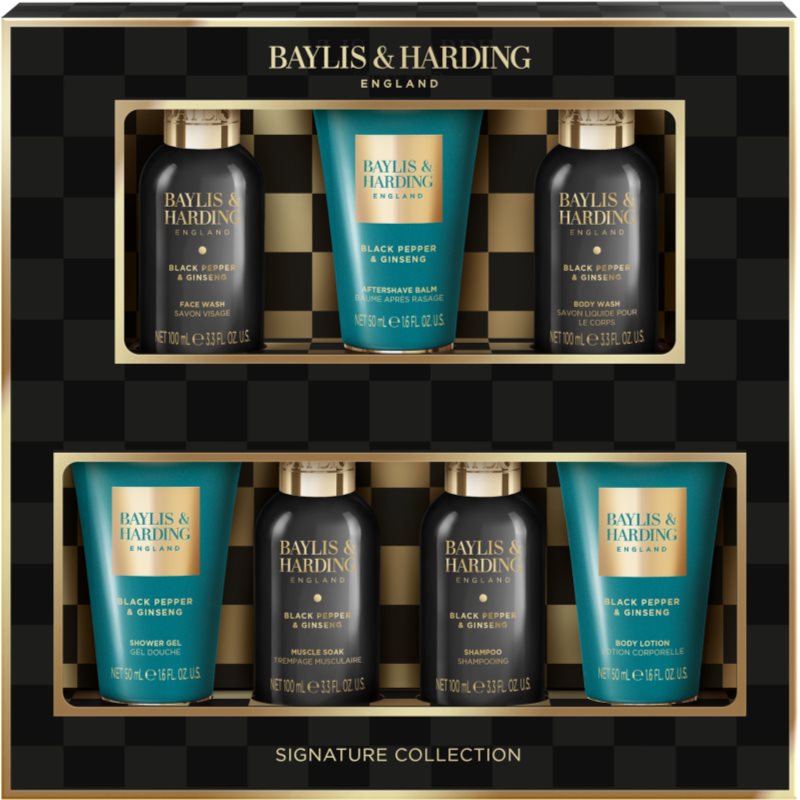 Baylis & Harding Black Pepper & Ginseng gift set for men