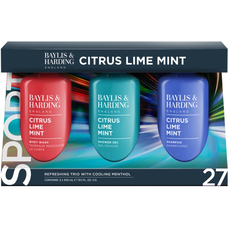 Baylis & Harding Men's Citrus Lime & Mint gift set for body and face
