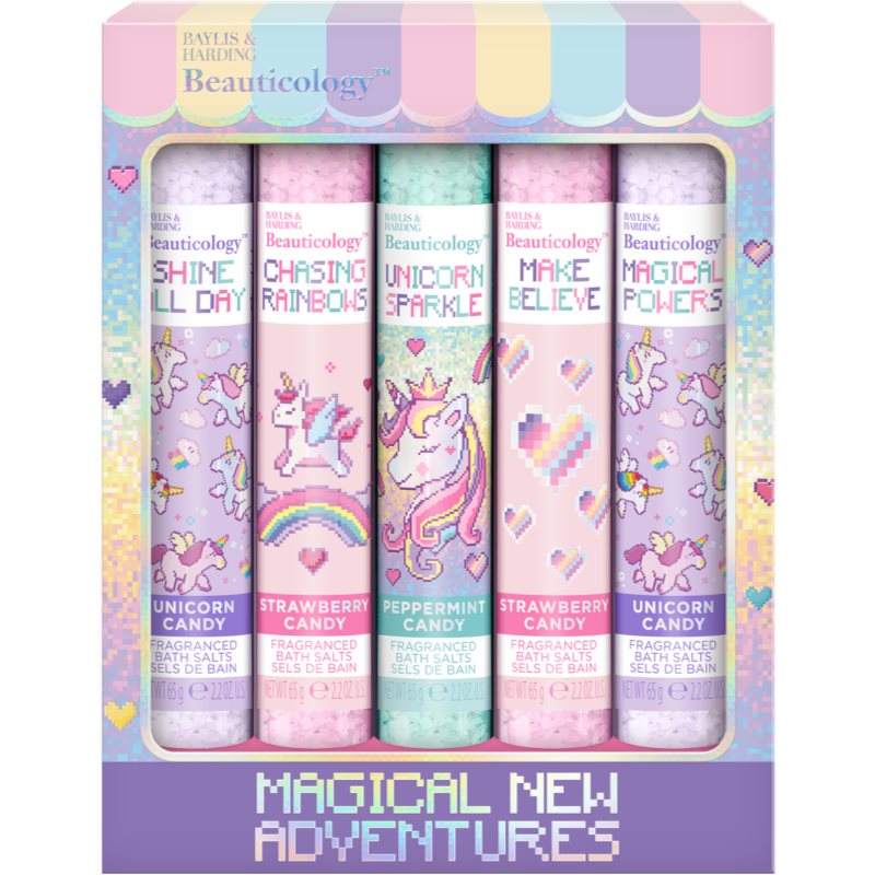 Baylis & Harding Beauticology Cosmic bath salts in gift packaging