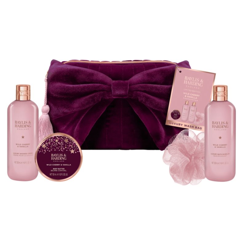 Baylis & Harding Wild Cherry & Vanilla dárková sada kosmetická taštička