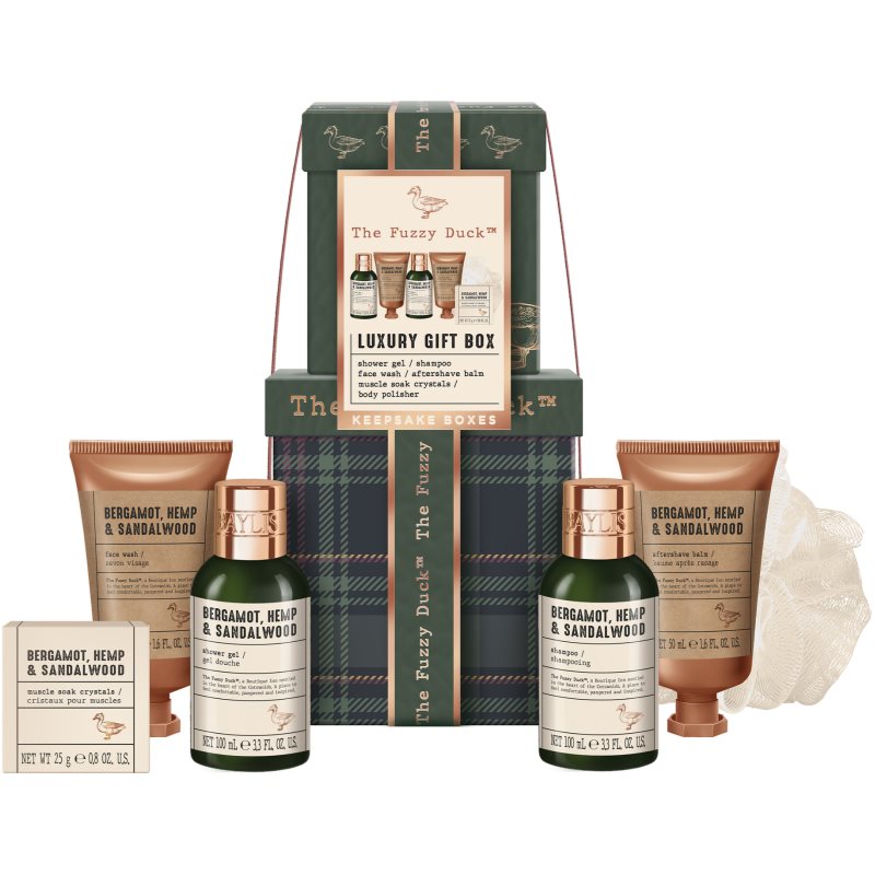 Baylis & Harding The Fuzzy Duck Bergamot, Hemp & Sandalwood gift set for the body for men