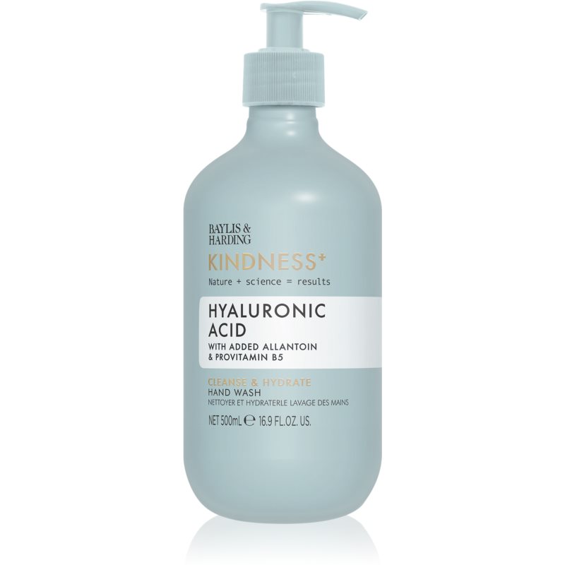 Baylis & Harding Kindness+ Hyaluronic Acid Liquid Hand Soap With Moisturising Effect Fragrance Pear & Neroli 500 Ml