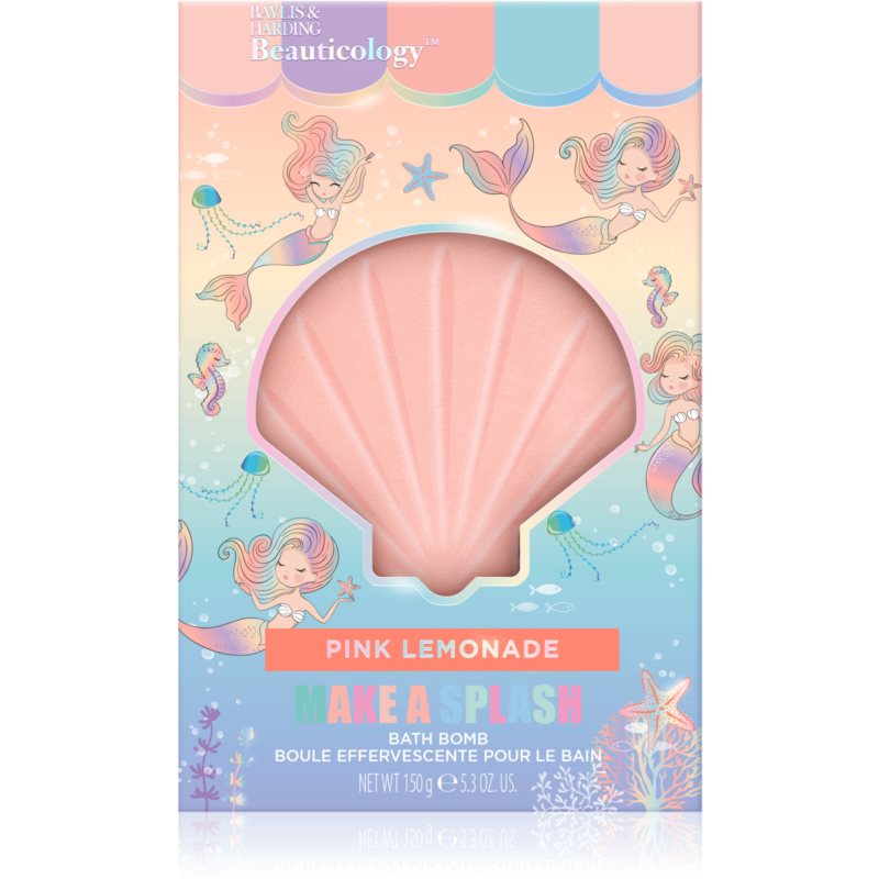 Baylis & Harding Beauticology Let's Be Mermaids Bath Bomb Fragrance Pink Lemonade 150 G