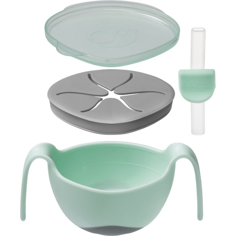 b.box 3 in 1 Bowl & Straw miska s brčkem Pisctachio 250 ml (obrázek 6)