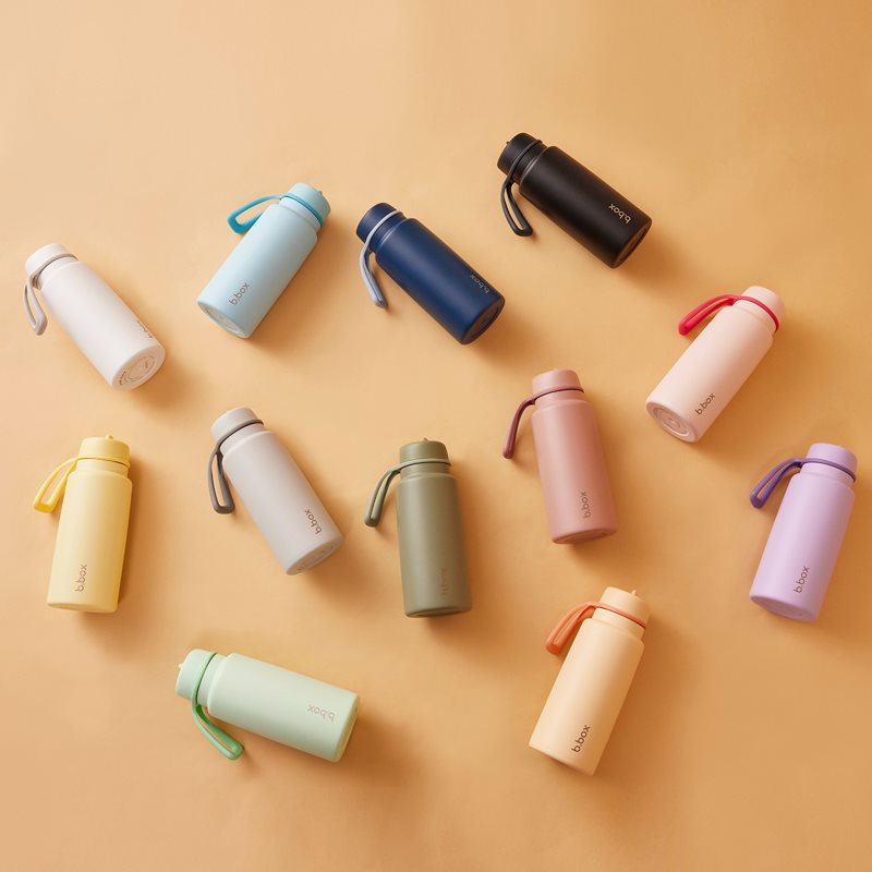 b.box Insulated Flip Top Bottle termofľaša White out 1000 ml