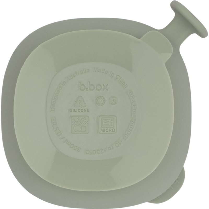 B.Box Silicone Bowl silikonová miska s víčkem Green 300 ml (obrázek 4)